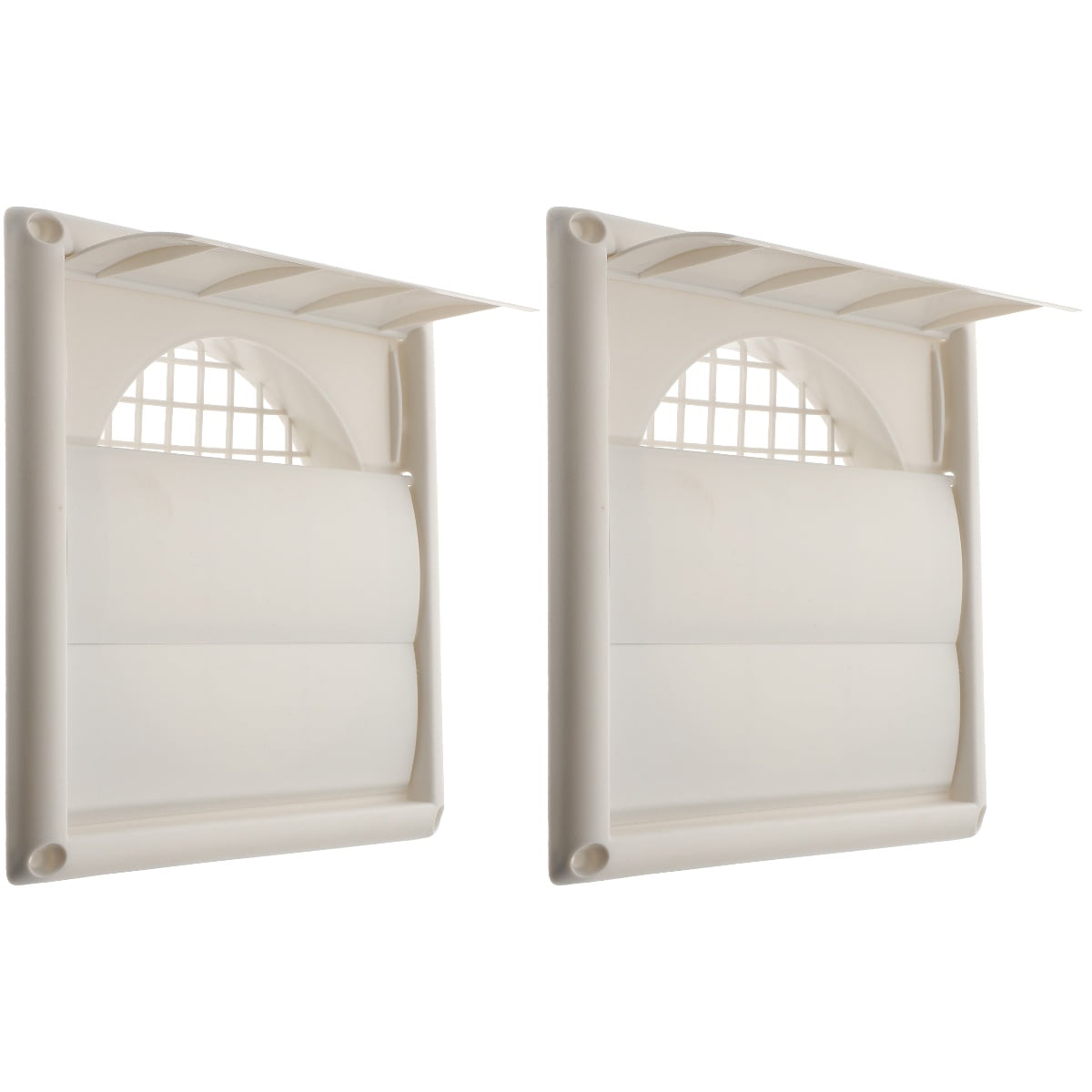 2 Pieces Louvered Vent Cover Air Deflector Ceiling Extender Window ...