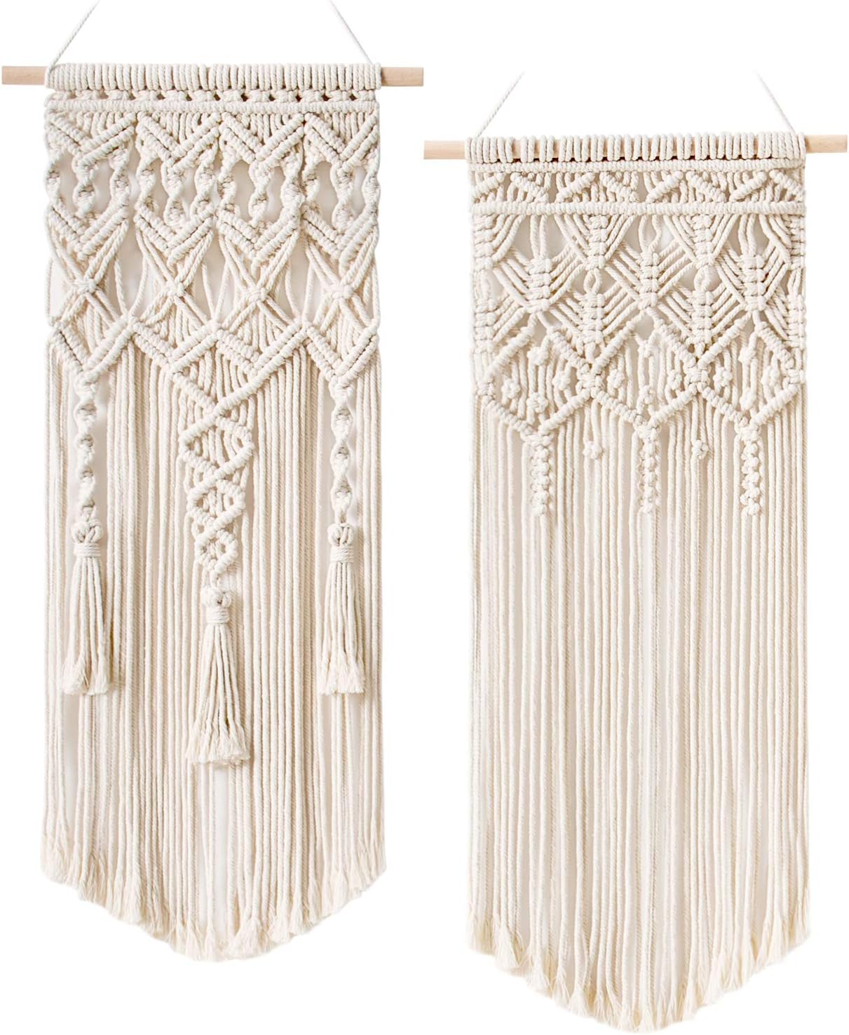 Trebbies Handcrafted Macrame Animal Wall Hanging - Bohemian Nursery & Room Decor | Rabbit, Elephant Designs