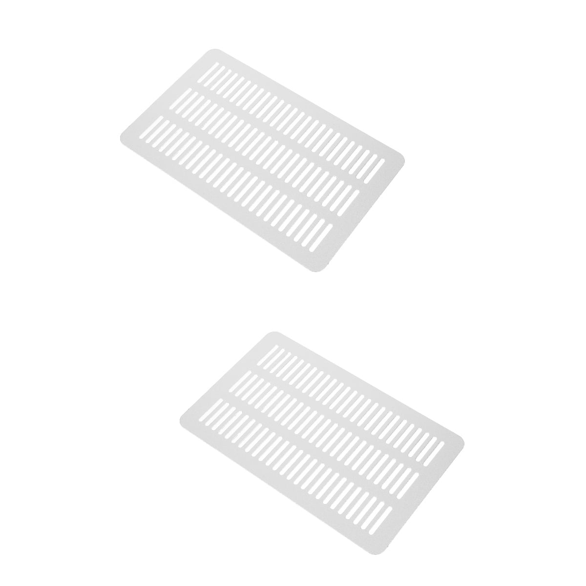 2 Pieces Manicure Table Fan Cover Glass Replacement Furniture Nail Dust Collector Salon