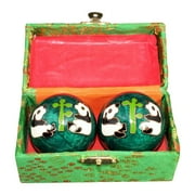2 Pieces Massage Balls with Storage Box Gift for Children Middle Aged People