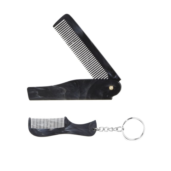 2 Pieces Men's Beard Combs Lightweight And Easy To Carry In Pocket Styling Accesories For Daily Or Business Use