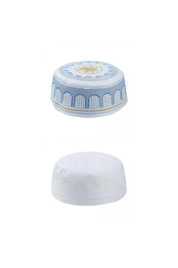 2 Pieces Mens Prayer Turkish Topi