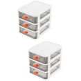 thumbnail image 1 of 2 PCS Cube Storage Organizer Box Small Drawer Office, 1 of 8