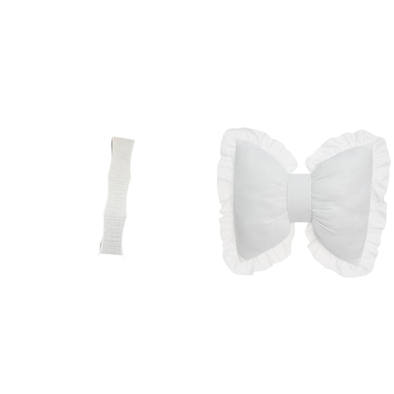 2 Pieces Minimalist Lampshade Floor Lamp Shade Cute Bow Cushion Soft PP Material for Study Room Farmhouse Bedroom Decor