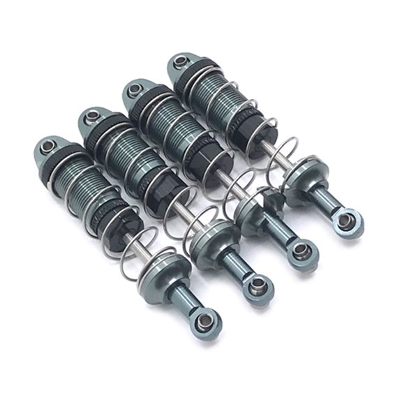 2 Pieces Model Car Metal Made Shock Absorber Upgrade Parts for ZP1001 ZP1002