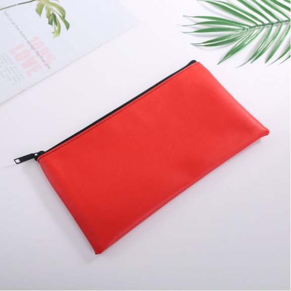 2 Pieces Money Bags with Zipper, 11x6.1 inch Money Pouch, Bank Bag, Cash Bag, Check Wallet, Cosmetics