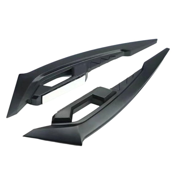 2 Pieces Motorbike Fixed Wind Wing Air Deflector Front Fairing Easy Adhesive Installation for Streetbikes