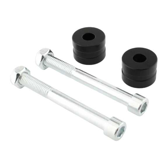 2 Pieces Motorcycle Handlebar Risers 20mm Height for  Black