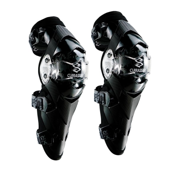 2 Pieces Motorcycle Knee Pads Gear Racing Motocross Knee Pads - Black