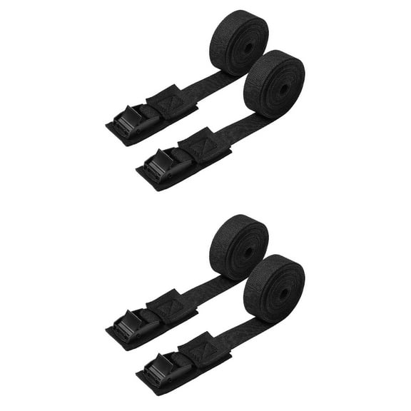 Nicehomfit Adjustable Black Kayak Straps for Luggage Tying Down on Roof Racks