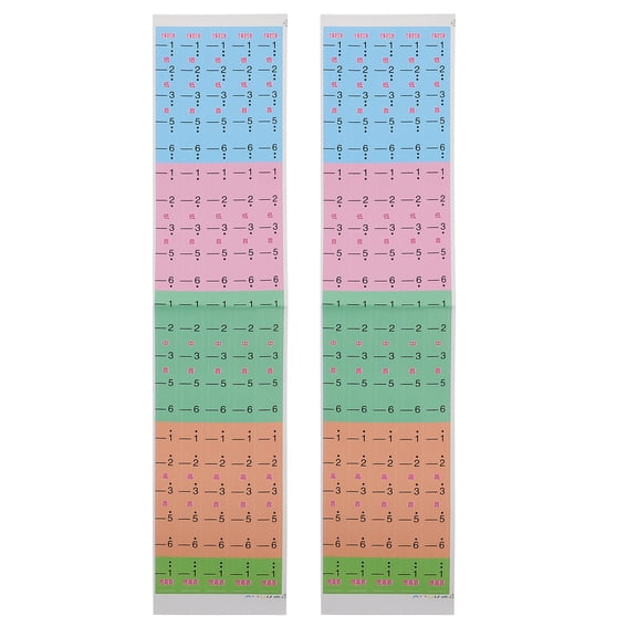 2 Pieces Music Note Decals Guzheng Scale Stickers Beginner