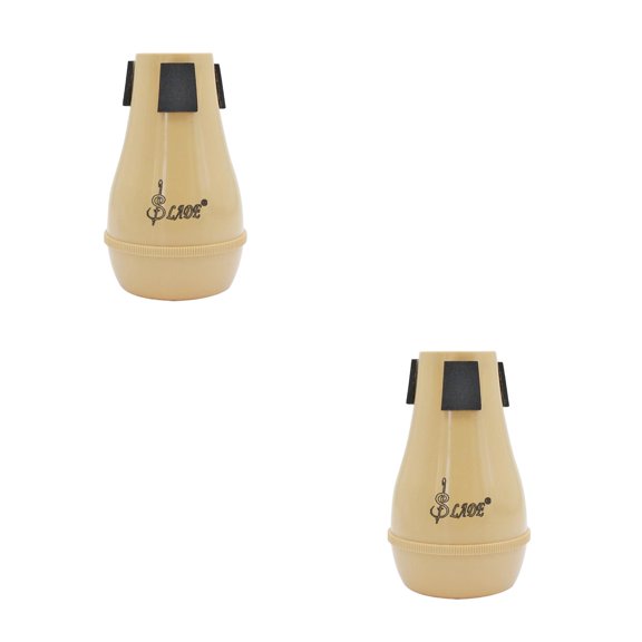 2 Pieces Musical Instrument Muffler Trombone Mute Dampener Guitar