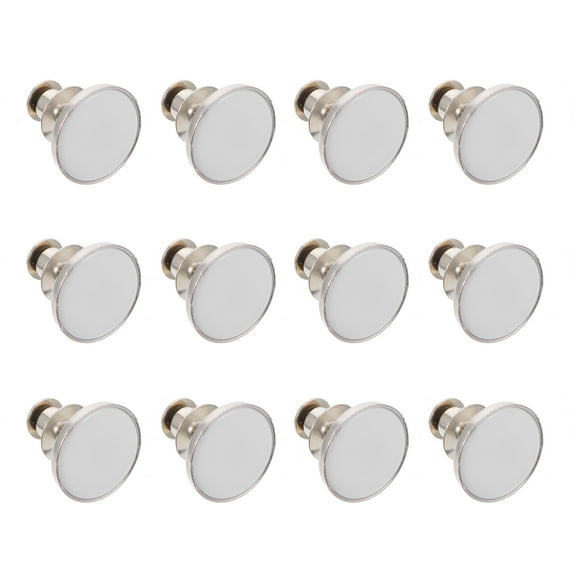 2 Pieces Nail-free Buttons Jeans Pins Clothes Trouser White