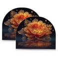 thumbnail image 1 of 2 Pieces Napkin Holder Table Napkin Holder Kitchen Napkin Holder Acrylic Napkin Holder Restaurant Napkin Holder Fashionable and Durable Orange Peony Flower, 1 of 8