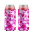 thumbnail image 1 of 2 Pieces Neoprene Beer Can Cooler Insulated Collapsible Can Sleeves Maple Leaves Purplish Red Soda Beer Can Covers for Energy Drink & Beer, 1 of 4