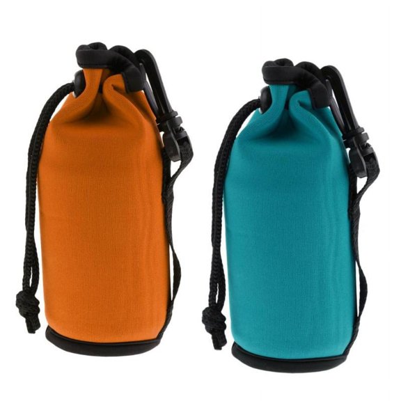 2 Pieces Neoprene Insulated Water Drink Bottle Carrier Cover Sleeve