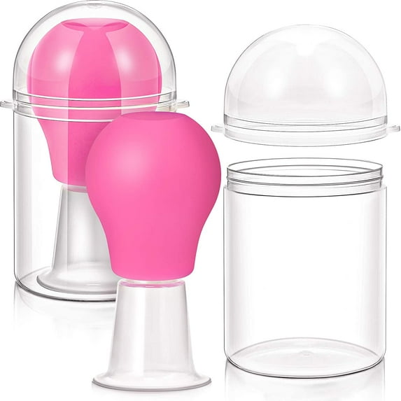 2 Pieces Nipple Sucker Nipple Aspirator Puller for Nipple Retraction and Breastfeeding Flat Inverted Nipples