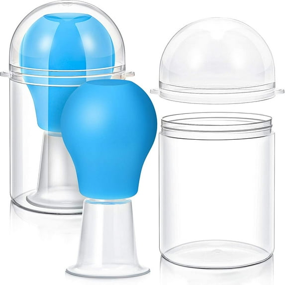 2 Pieces Nipple Sucker Nipple Aspirator Puller for Nipple Retraction and Breastfeeding Flat Inverted Nipples