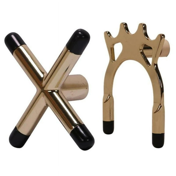 2 Pieces Non-slip Billiard Pool Cue Stick Bridge Head and Cross