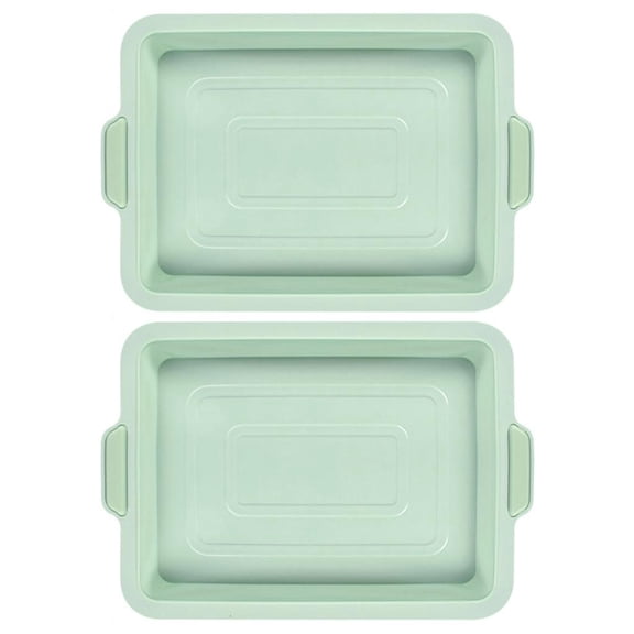 2 Pieces Non-stick Baking Molds Silicone Bakeware Set Muffin Pans Cake Pans