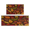 thumbnail image 1 of 2 Pieces Of Kitchen Rugs and Mats Non Skid Washable Happy Halloween (15) Kitchen Mat,Floor Cushion Waterproof Rug,Rubber Backed Area Rugs for Laundry 47*17+30*17, 1 of 7