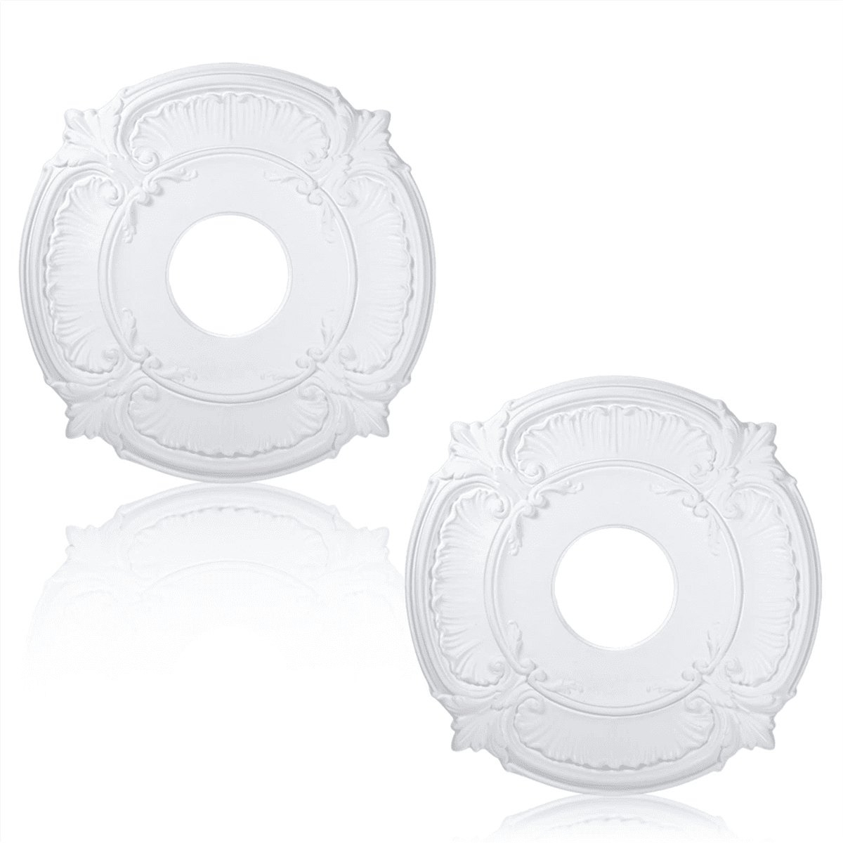 Canoo 18 Inch Split Ceiling Edallion Atte Black Attica Ceiling Light - View #7