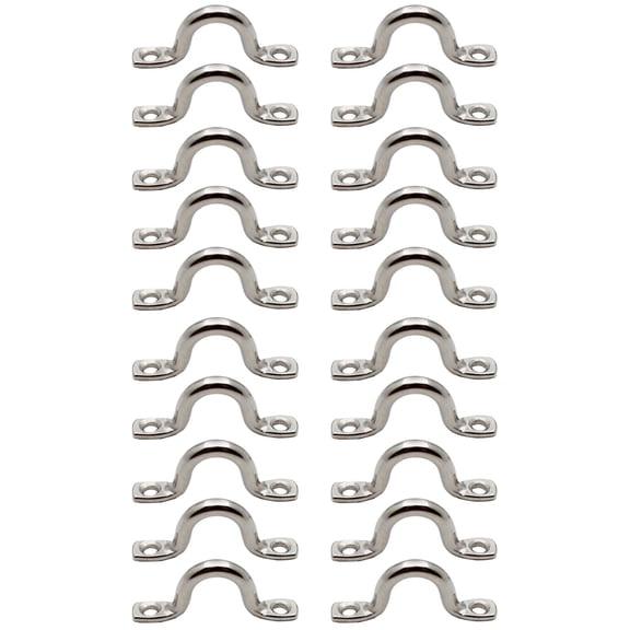 2 Pieces Plate Staple Ring Electric Keychain Carabiner Silver