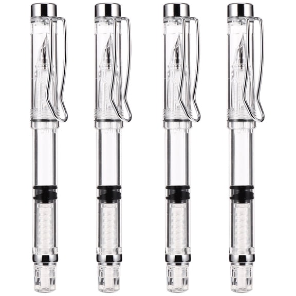 2 Pieces Pen Drawing Fountain Transparent Brush Ink Office Student