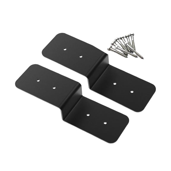 2 Pieces Pergola Brackets Post to Beam Support Heavy Duty Metal Joint for Wood Decks Architectural Projects