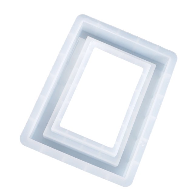 2 Pieces Photo Frame Silicone Mold Picture Frames Molds Resina Epoxica