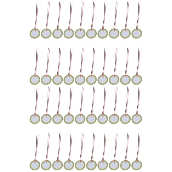2 Pieces Piezo Diaphragm Disc Piezoelectric Tiny Buzzers Sensor