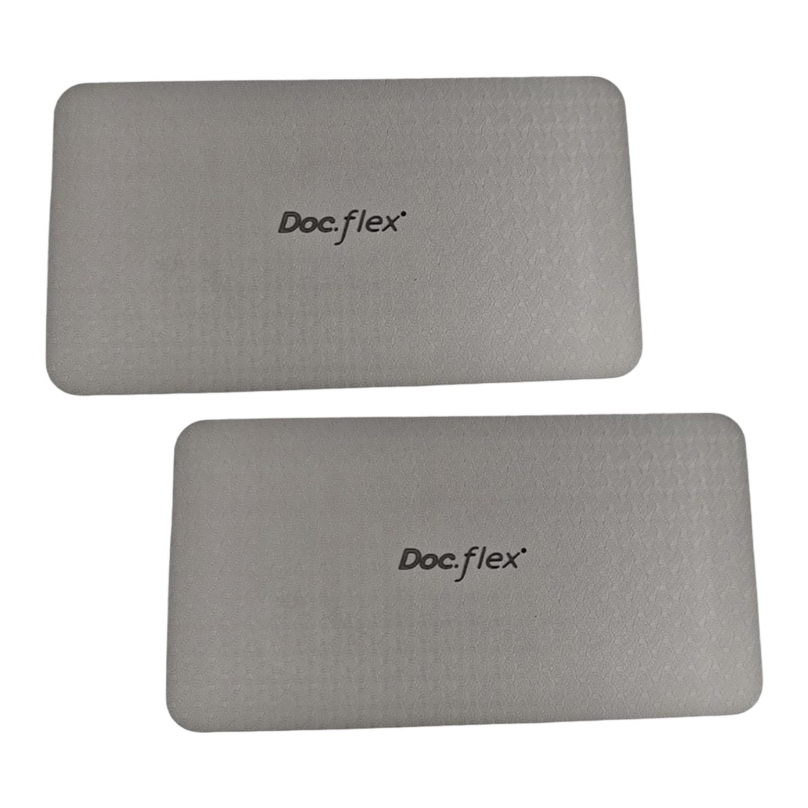 2 Pieces Pilates Mat Yoga Knee Pad Exercise Pad Supportive TOE Material Home Gym Women Use