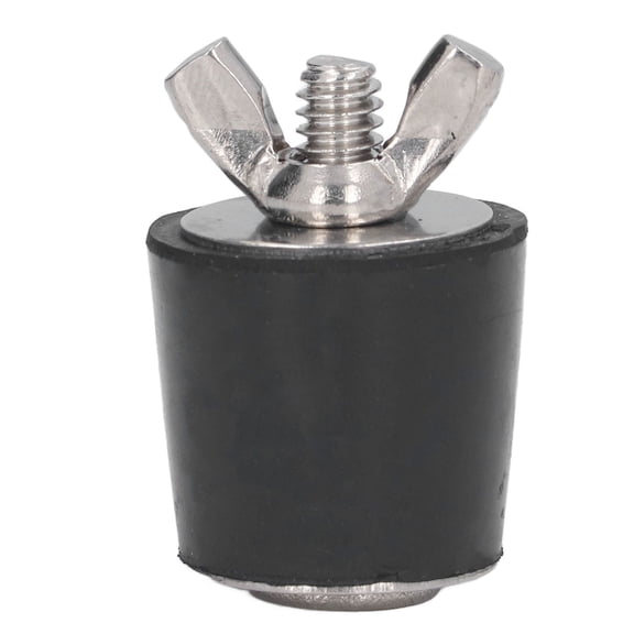 2 Pieces Pool Winterizing Plugs Swimming Pool Winter Expansion Plug Rubber Plugs With SS Screw Stainless Steel Screw Bolts 1.0 Inches