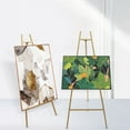 thumbnail image 1 of 2 Pieces Portable 118CM Artist Easel Large Wood Tripod Stand Floor Display Art Painting, 1 of 18