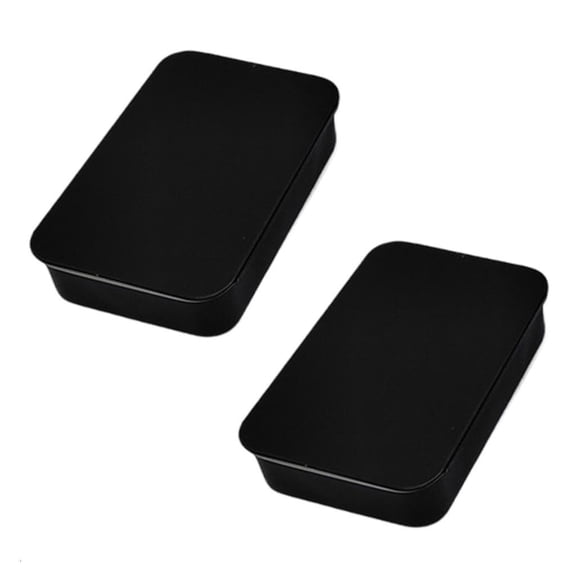 2 Pieces Portable Iron Organizers Container Boxes for Small Items Organization