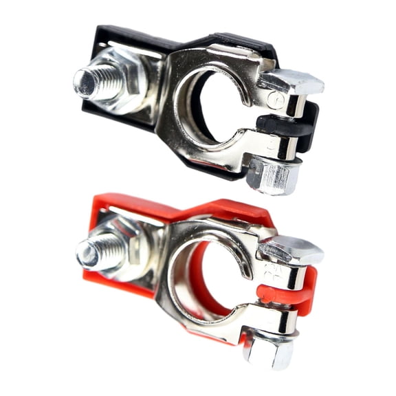 2 Pieces Positive & Negative Battery Terminal Set for Marine Trucks Rvs B 0.9mm