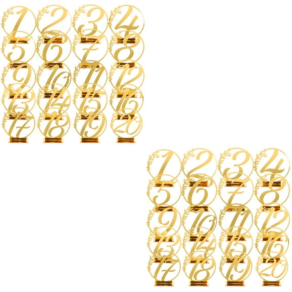 2 Pieces Wedding Seating Chart Posters with Golden Doilies Decor for Banquet Party Reception Ideas