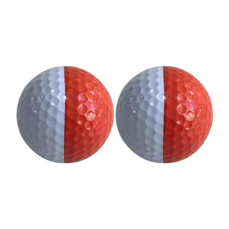 2 Pieces Practice Golf Balls, Perfect Training Aid for All Golfers, Men Women Kids Gift Set
