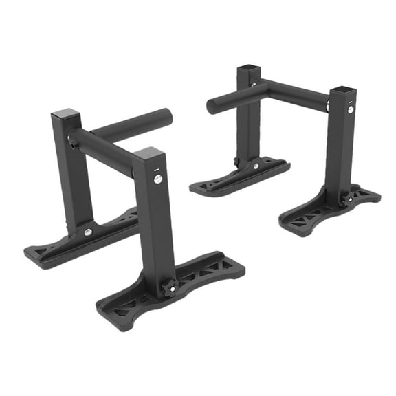2 Pieces Push Up Bar Pull Up Bar Handles Carbon Steel Portable Folding Design for Home Gym Fitness