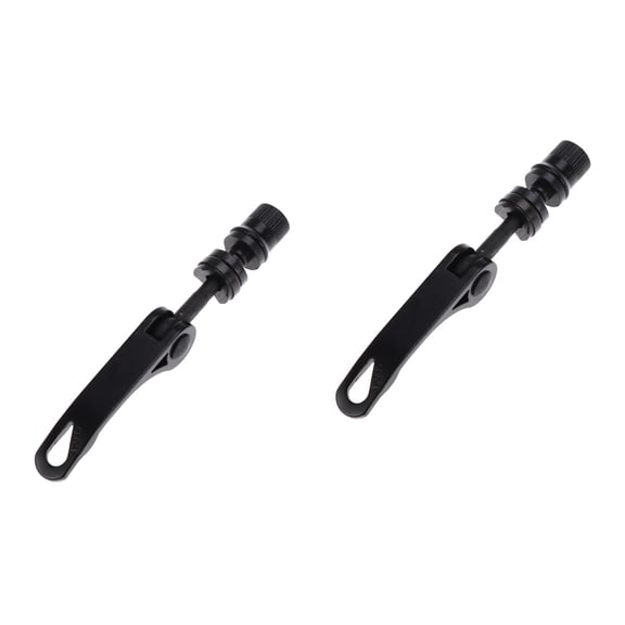 2 Pieces Quick Release Seat Clamp Road Bike Parts Size1 Black