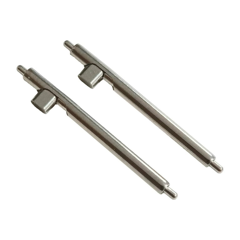 2 Pieces Quick Release Spring Bar Watch Pins Watch Strap Replacement Durable Steel Heavy Duty Watch Strap Spring Bar Tool 22mm