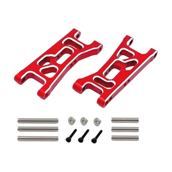 2 Pieces RC Front Suspension Arm Swing Arm Metal Construction for 1/24 Wltoys 244016 Racing Cars