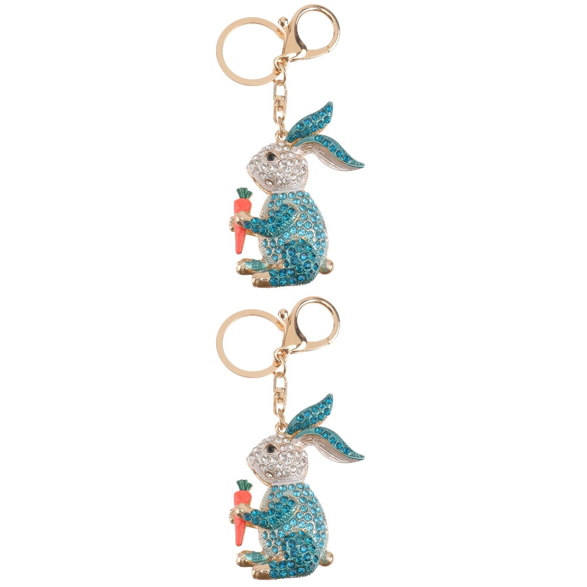 2 Pieces Rabbit Keychain Bag Decoration with Design - Walmart.com