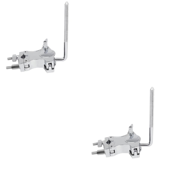 2 Pieces Rack Tom Drum Clip Lectern for Battery Saucers