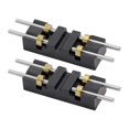 thumbnail image 1 of 2 Pieces Railroad Rolling Bearings Track Roller Stainless Steel Construction for 1 to 87 Model Train Scene, 1 of 7