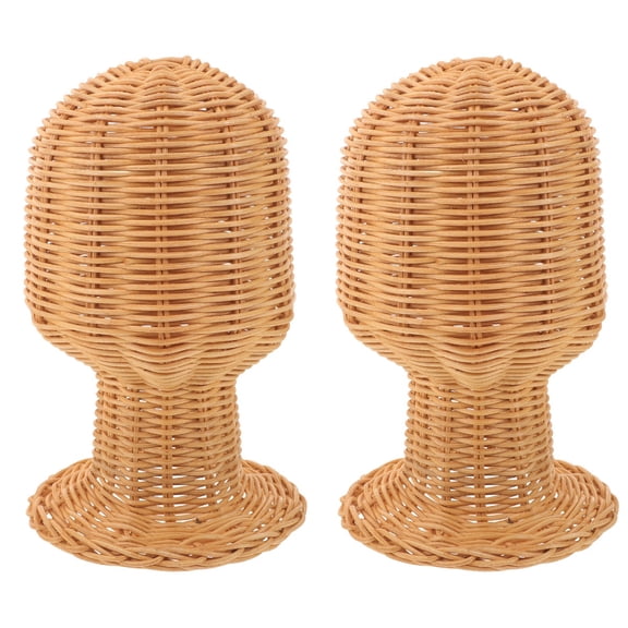 Set of 2 Rattan Hat Stand Clips for , Perfect for Displaying Hats and Organizing Accessories