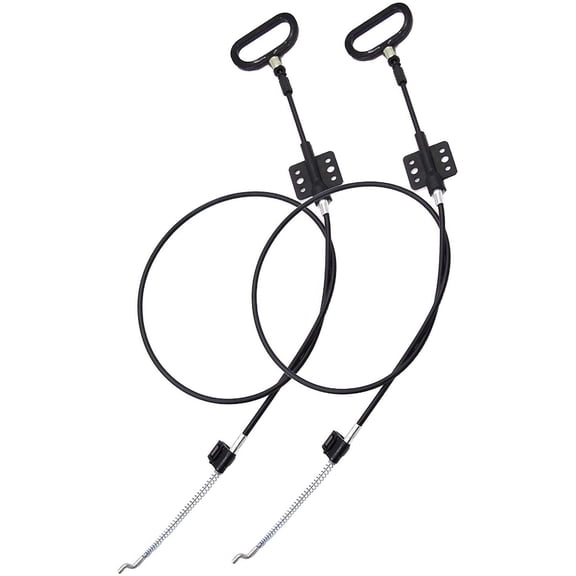 2 Pieces Recliner Release Cable Replacement D-Ring Pull Handle, Exposed Length 4.75" with S Tip