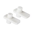 thumbnail image 1 of 2 Pieces Refrigerator Crisper Drawer Support Vegetable Tray Wheel Mount Bracket Durable Plastic for Left Right Sides, 1 of 9