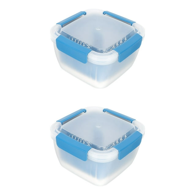 2 Pieces Refrigerator Organizer Vegetable Containers for Lettuce Keeper