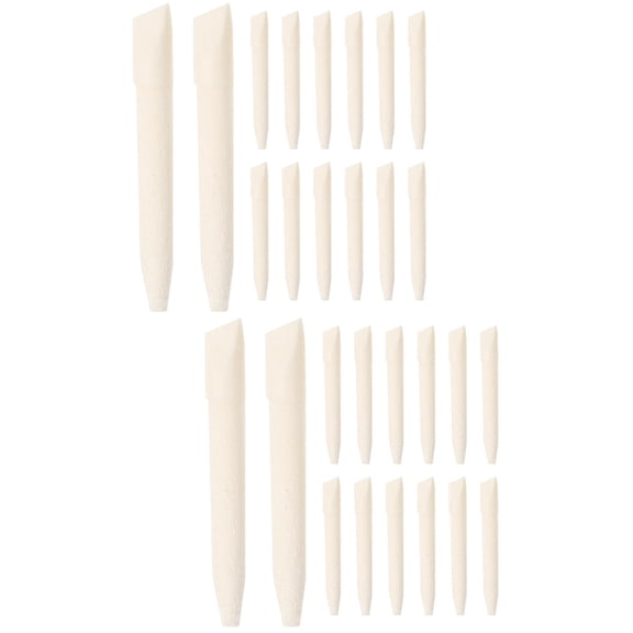 2 Pieces Replacements Pen Nibs for Paint Markers Fine Tip Pens Tips White